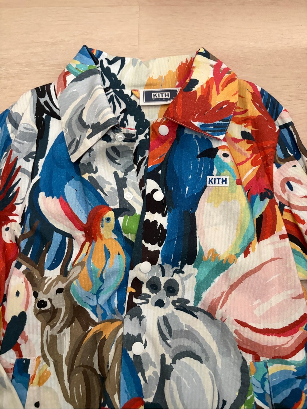 KITH Multicolor Animal Print Corduroy Shirt Jacket